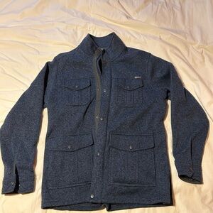 Eddie Bauer Blue Military & Field Radiator Fleece Jacket